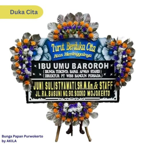 Bunga Papan Duka Cita Infinite Life Purwokerto