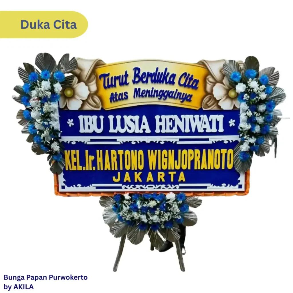 Bunga Papan Duka Cita Pure Soul Pesan 2 jam langsung jadi kirim ke rumah duka cita purwokerto